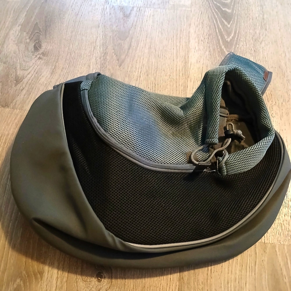 Gray Men's Pet  Bag